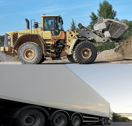 crédit bail leasing pelle chargeuse semi-remorque camion tracteur routier